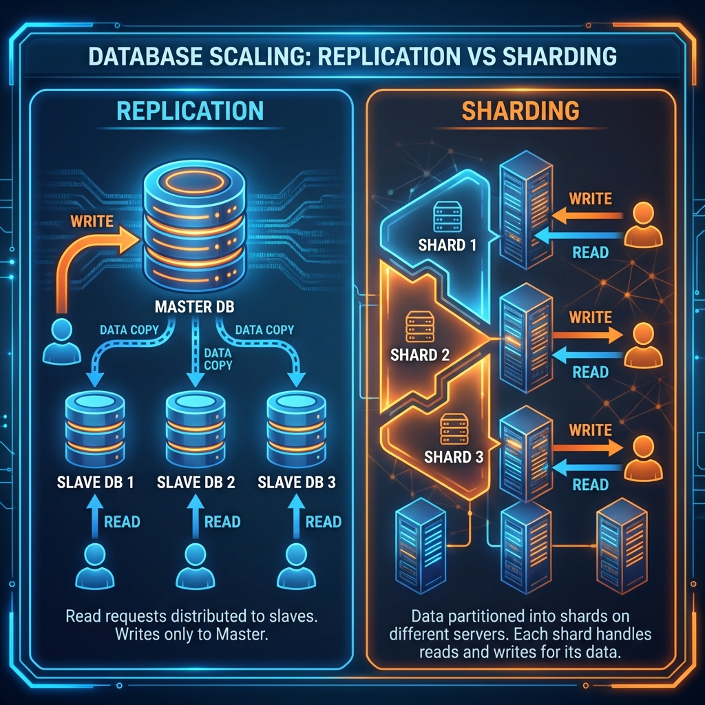Сравнение Репликации и Шардирования БД