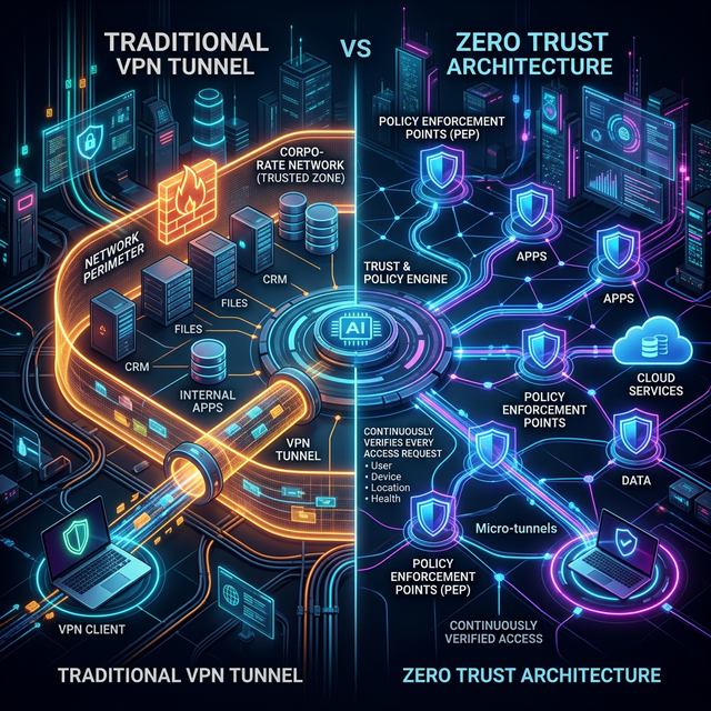从VPN到零信任架构的演变